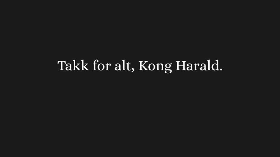 Lenke til artikkel: Et siste farvel til Kong Harald V