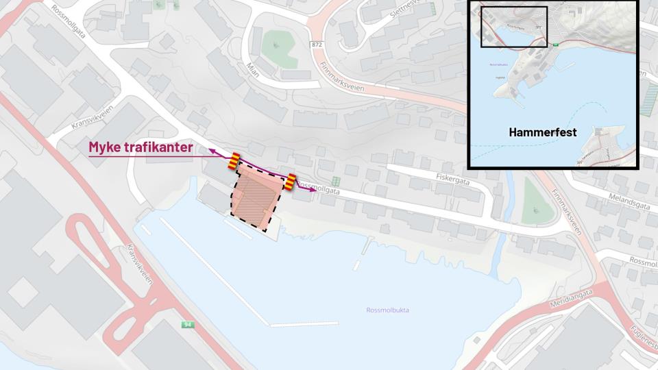 Lenke til artikkel: Rossmollgata stenges fra mandag 19. oktober til om lag onsdag 28. oktober
