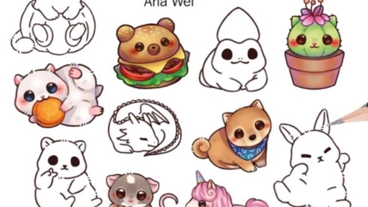 Lenke til artikkel: How to Draw Kawaii Creatures
