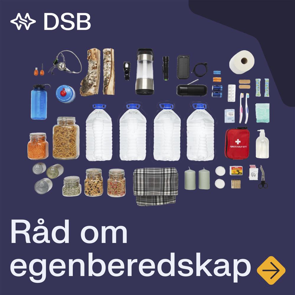 Egenberedskapsuka 2024 - DSB - Råd om egenberedskap - Klikk for stort bilde