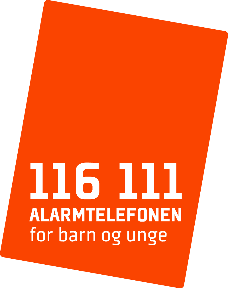 Logo: 116 111 Alarmtelefonen for barn og unge - Klikk for stort bilde