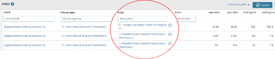 Skjermbilde fra Framsikt - Klikk for stort bilde