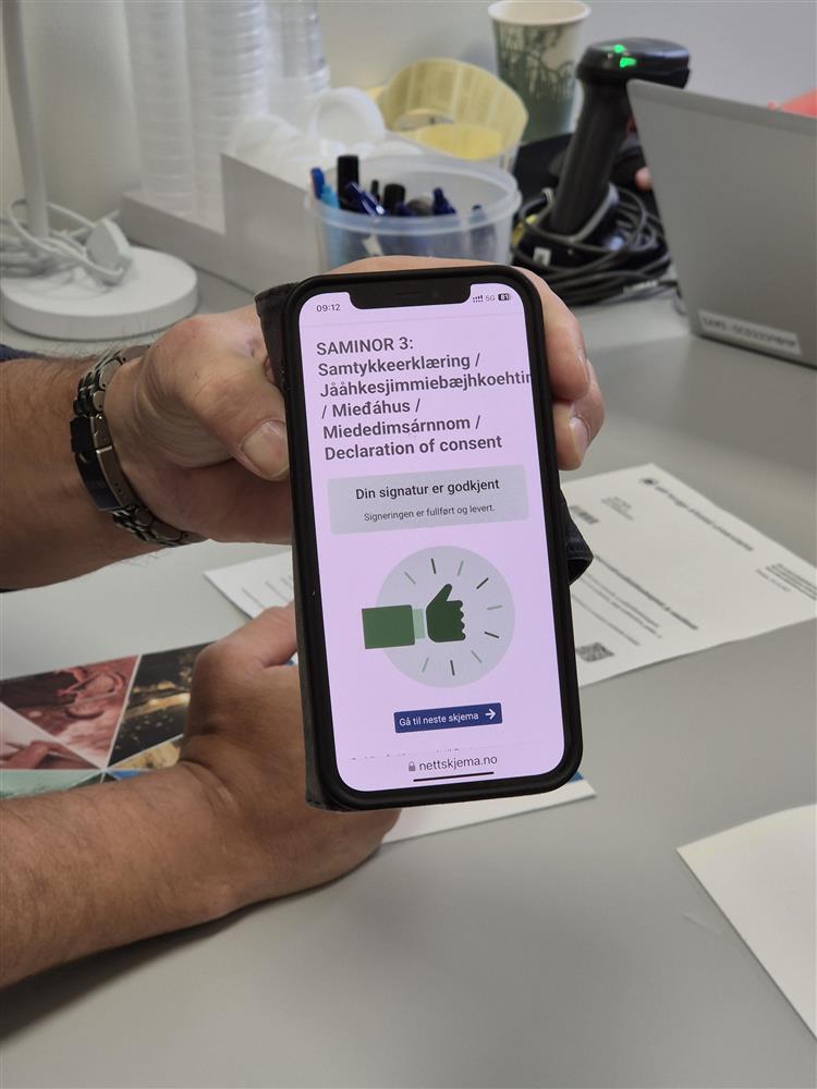 Helseundersøkelse - Klikk for stort bilde