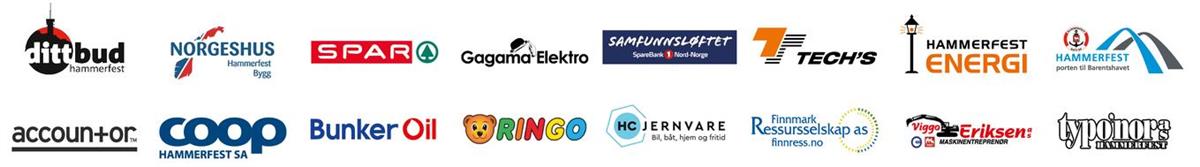 En samling av logoer