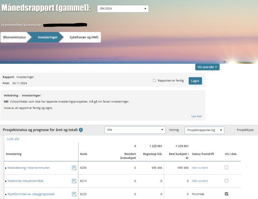 Skjermbilde fra Framsikt - Klikk for stort bilde